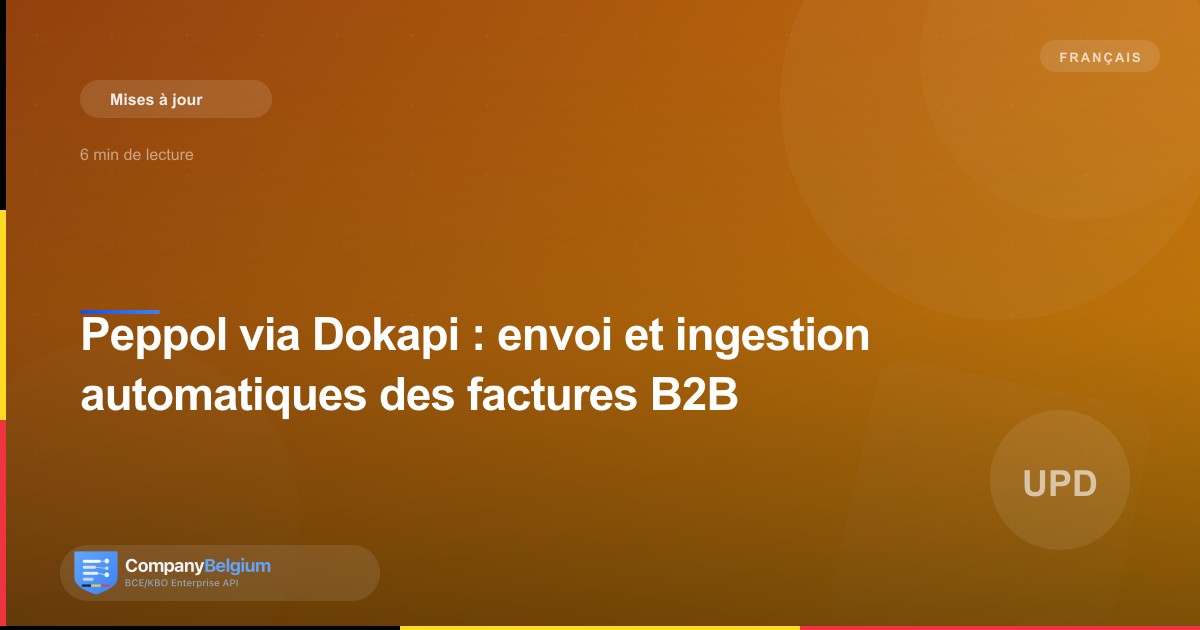 Peppol via Dokapi : envoi et ingestion automatiques des factures B2B